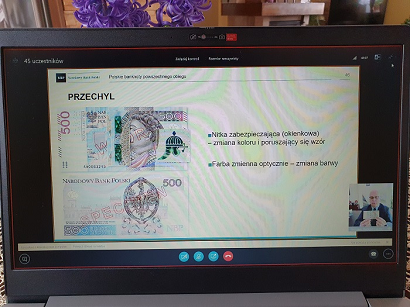 Ekran z prezentacją