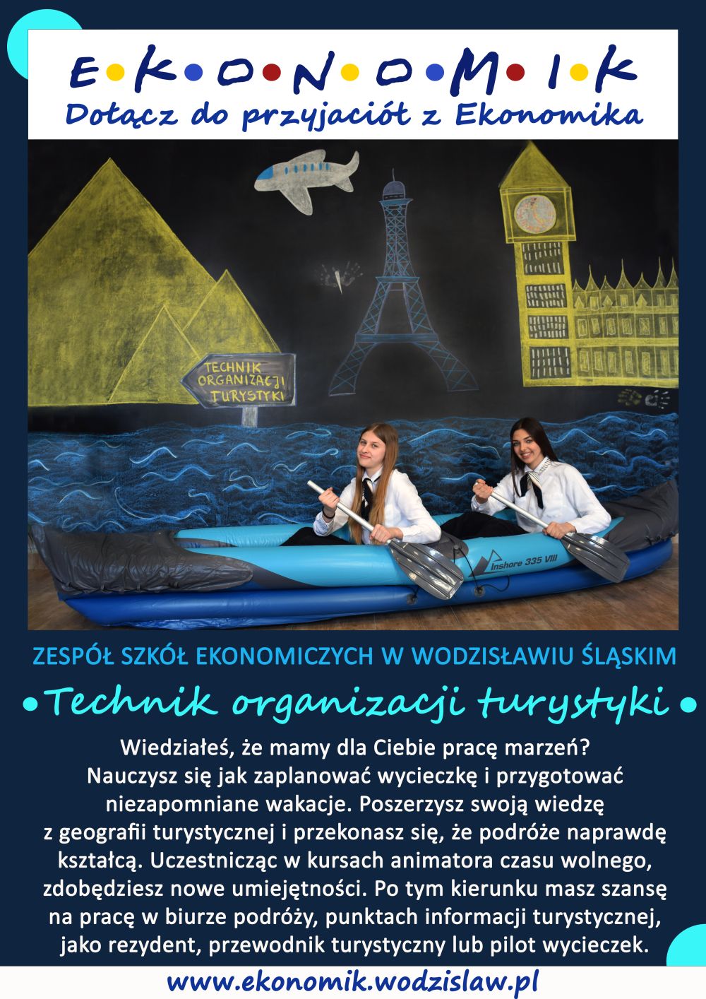 Plakat: technik organizacji turystyki