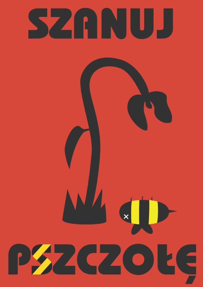 Bartosz Filipkowski plakat rewolucja pszczolki